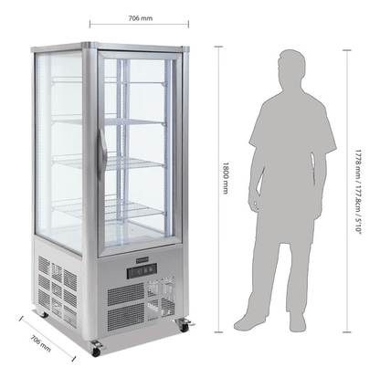 Vitrine à pâtisserie 400L Polar Série G